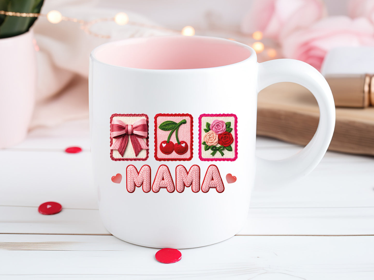 Faux Yarn Mama Valentine's Day Sublimation