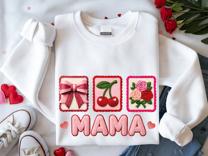 Faux Yarn Mama Valentine's Day Sublimation