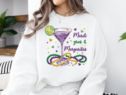 Faux Yarn Mardi Gras & Margaritas Sublimation