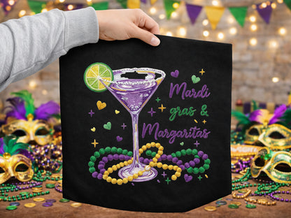 Faux Yarn Mardi Gras & Margaritas Sublimation