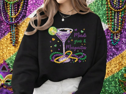 Faux Yarn Mardi Gras & Margaritas Sublimation