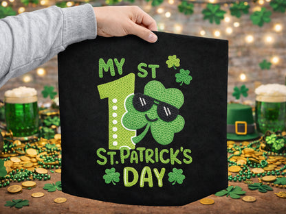Faux Yarn My 1st St Patrick's Day Sublimation