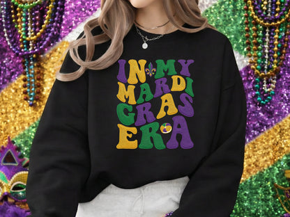 Faux Yarn Retro In My Mardi Gras Era PNG