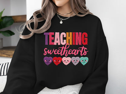 Faux Yarn Teaching Sweethearts Valentine Sublimation