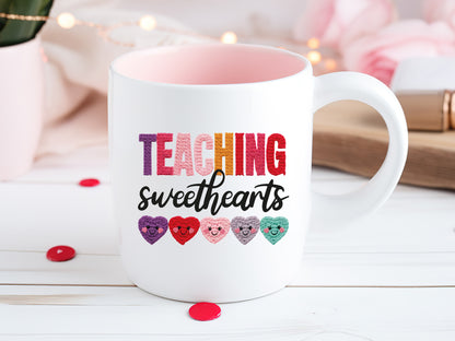 Faux Yarn Teaching Sweethearts Valentine Sublimation