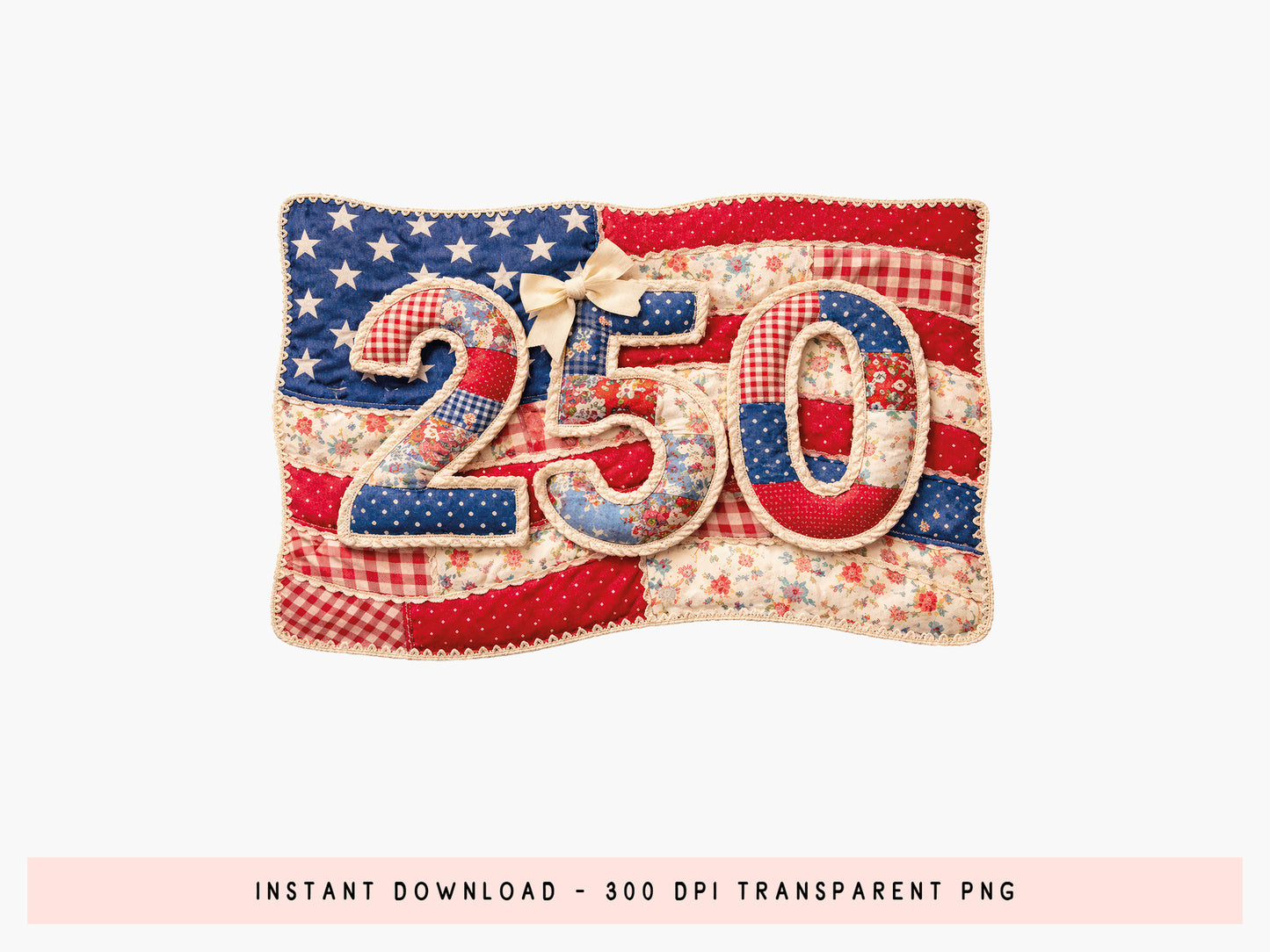 Faux Yarn USA 250th Anniversary PNG