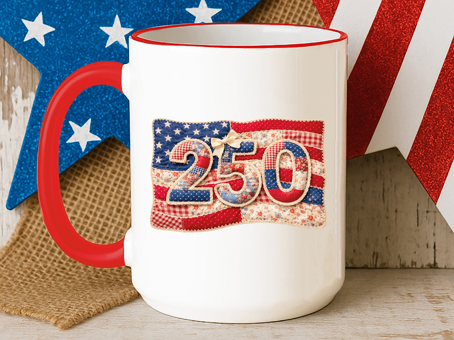 Faux Yarn USA 250th Anniversary PNG