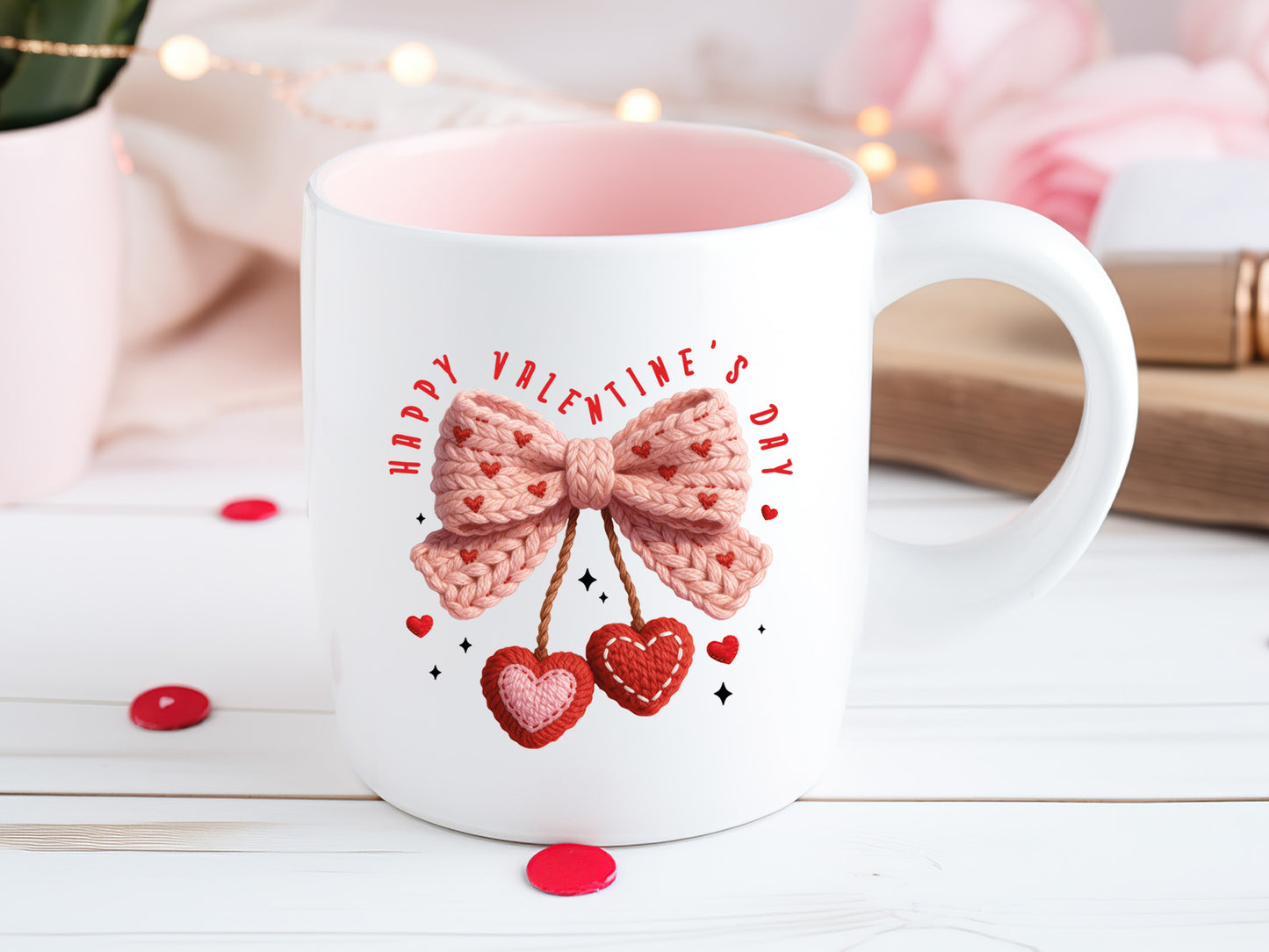 Faux Yarn Valentine Sublimation PNG Bundle