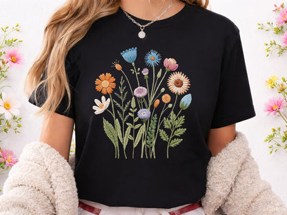 Faux Yarn Wildflower Sublimation Print