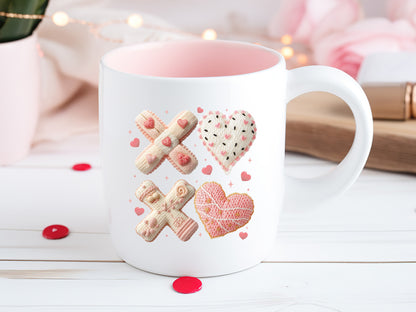 Faux Yarn Xoxo Valentine Sublimation Print