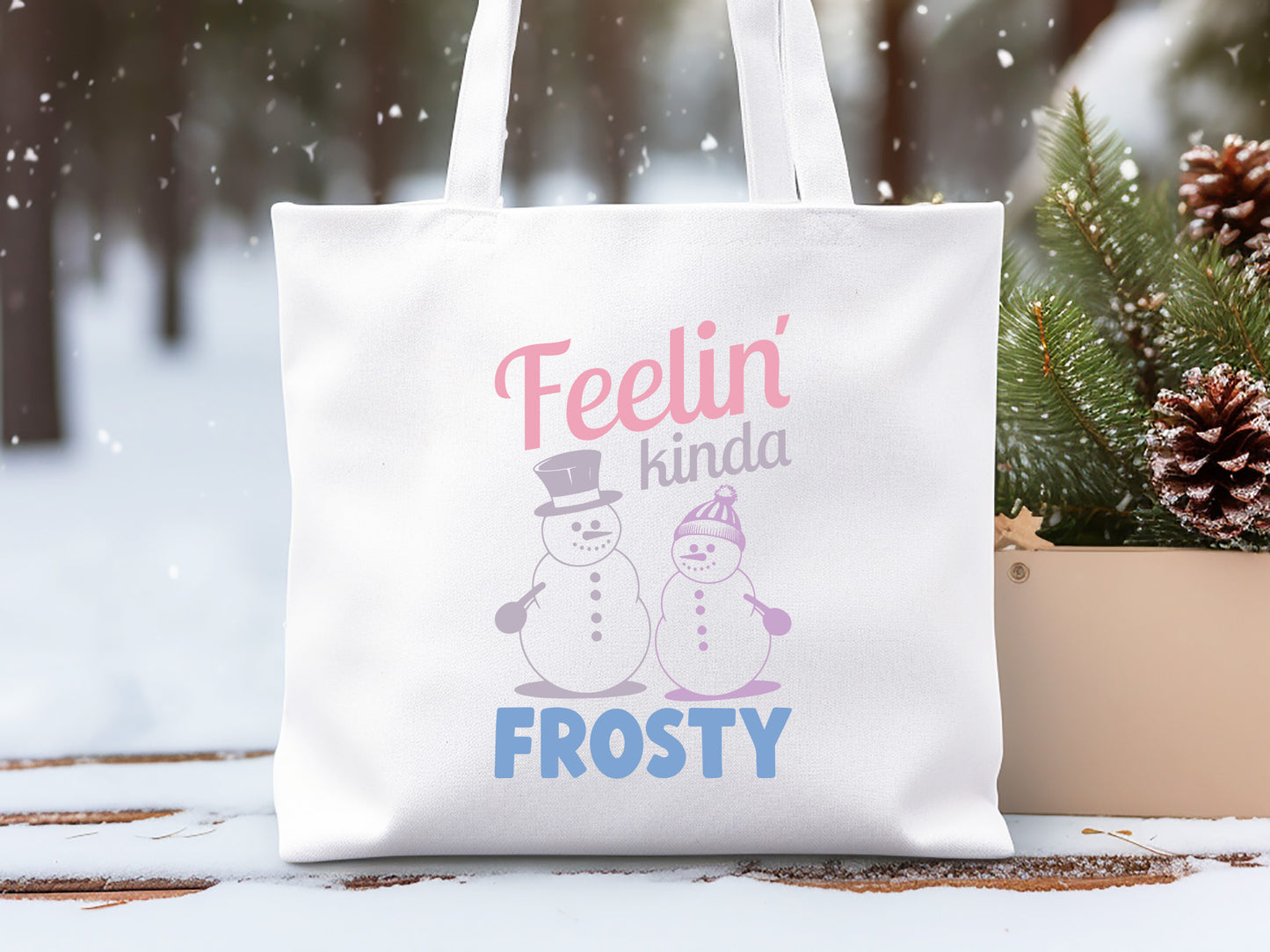 Feelin Kinda Frosty - Funny Snowman SVG