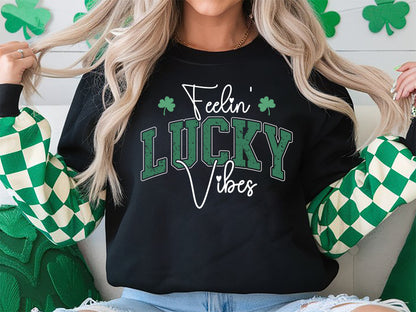 Feelin' Lucky Vibes, St Patrick's Day SVG File