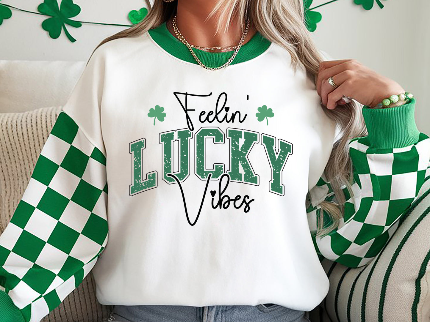 Feelin' Lucky Vibes, St Patrick's Day SVG File