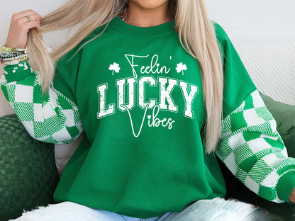 Feelin' Lucky Vibes, St Patrick's Day SVG File