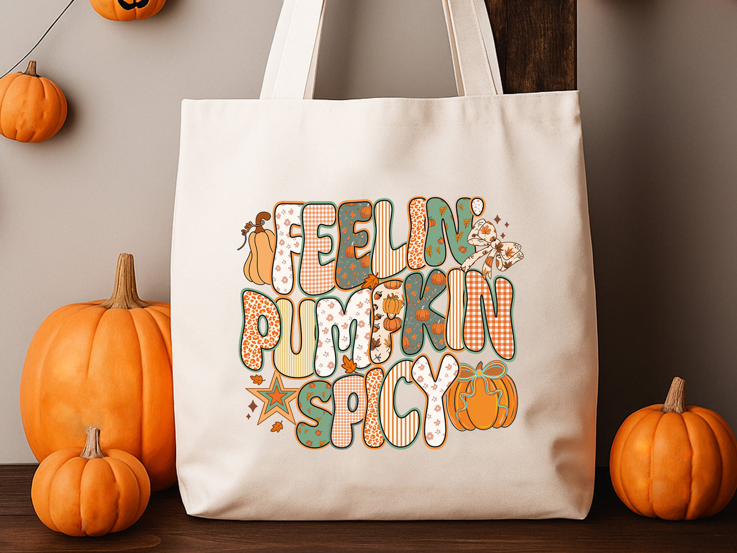 Feelin' Pumpkin Spicy, Fall Coquette Sublimation