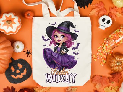 Feelin' Witchy - Pink Halloween Png Sublimation