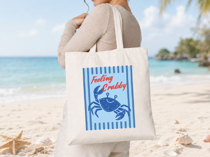Feeling Crabby, Coastal Summer Sublimation PNG