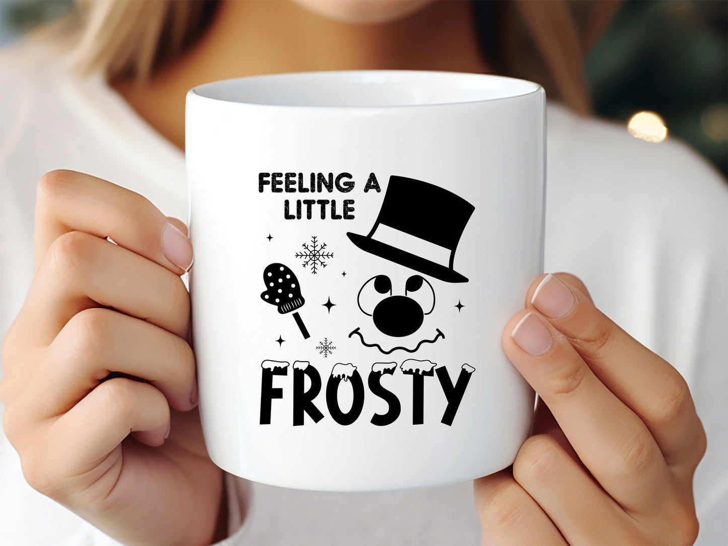 Feeling a Little Frosty - Snowman SVG Cut File