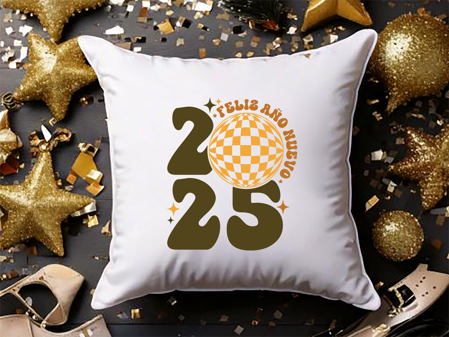 Feliz Año Nuevo 2025 - Spanish New Year SVG