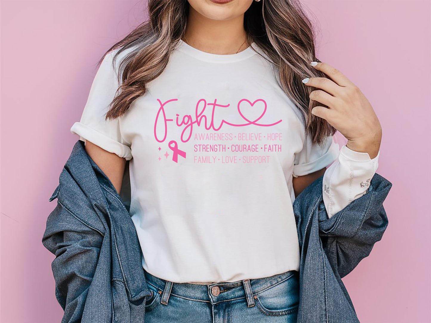 Fight Breast Cancer SVG Design