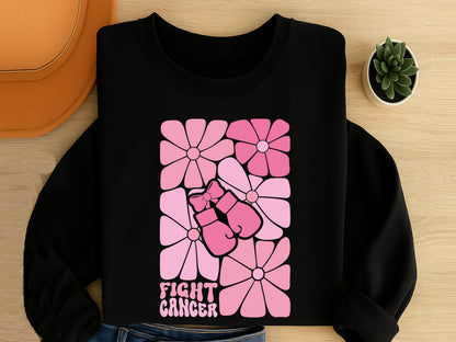 Fight Cancer Boho Floral SVG Cut File
