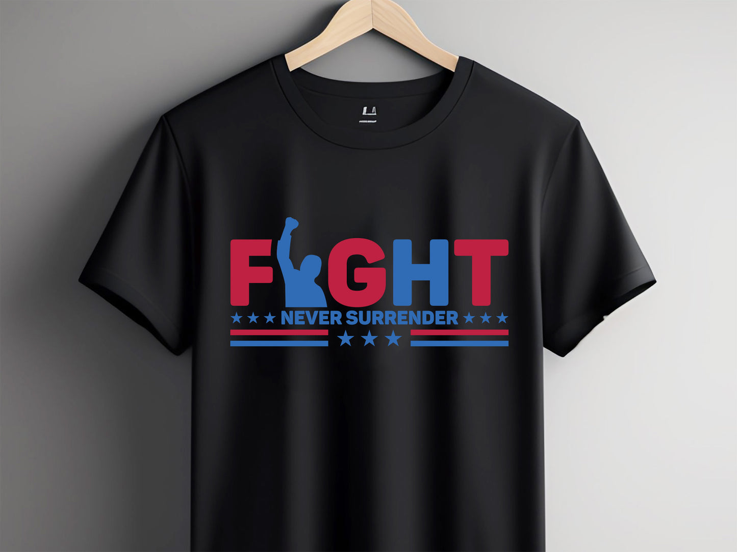 Fight Never Surrender - Trump Sublimation Design