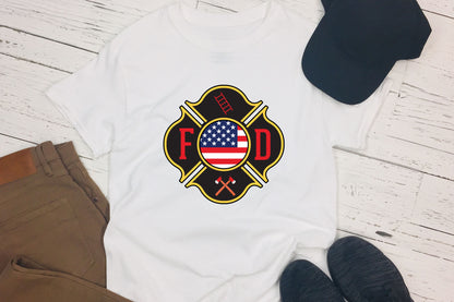 Firefighter Badge PNG Sublimation