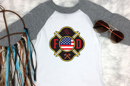 Firefighter Badge PNG Sublimation