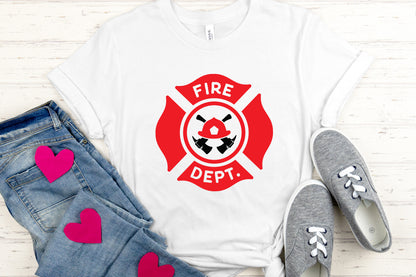 Firefighter Maltese Cross SVG