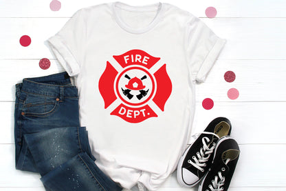 Firefighter Maltese Cross SVG