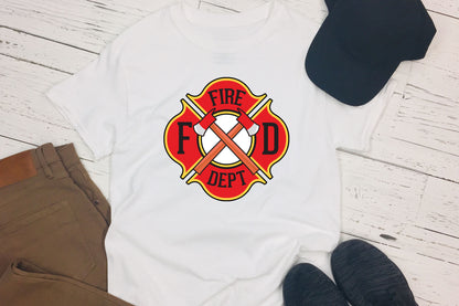 Firefighter Badge Sublimation Design