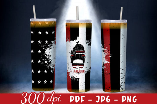 Firefighter Wife 20oz Sublimation Tumbler