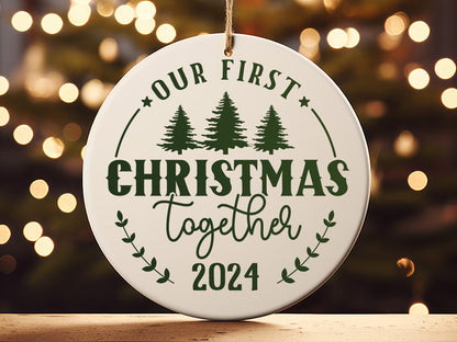 First Christmas Together Ornament SVG Cut File