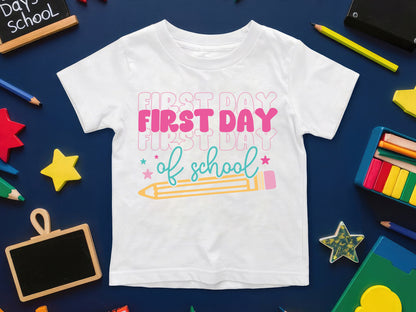 First Day of School, Cute Back to School SVG