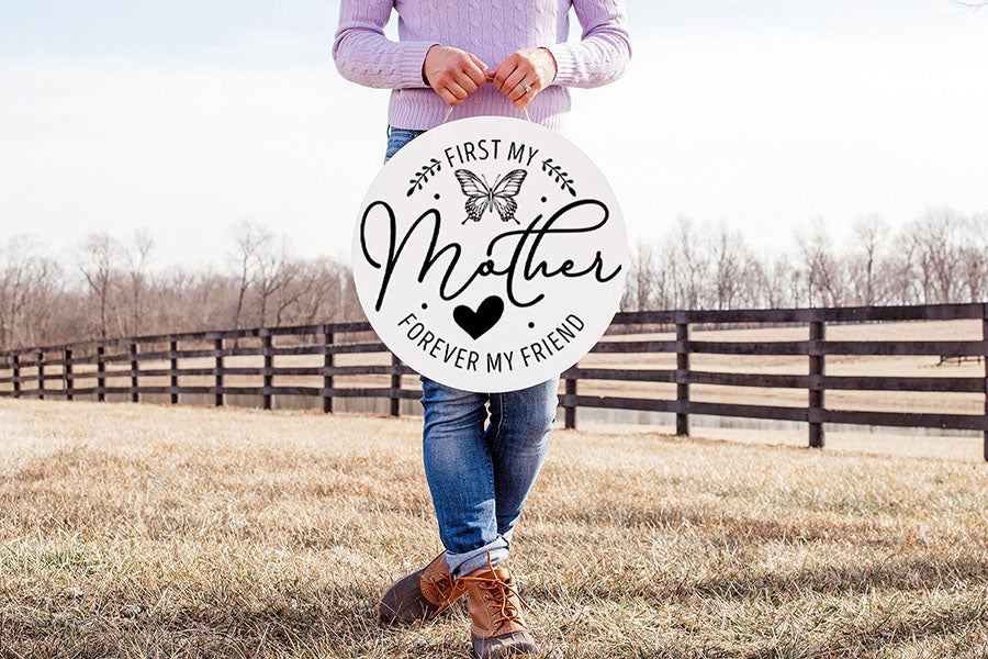 First My Mother Forever My Friend - Mothers Day SVG File