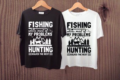 Fishing Solves Most of My Problems, Hunting SVG