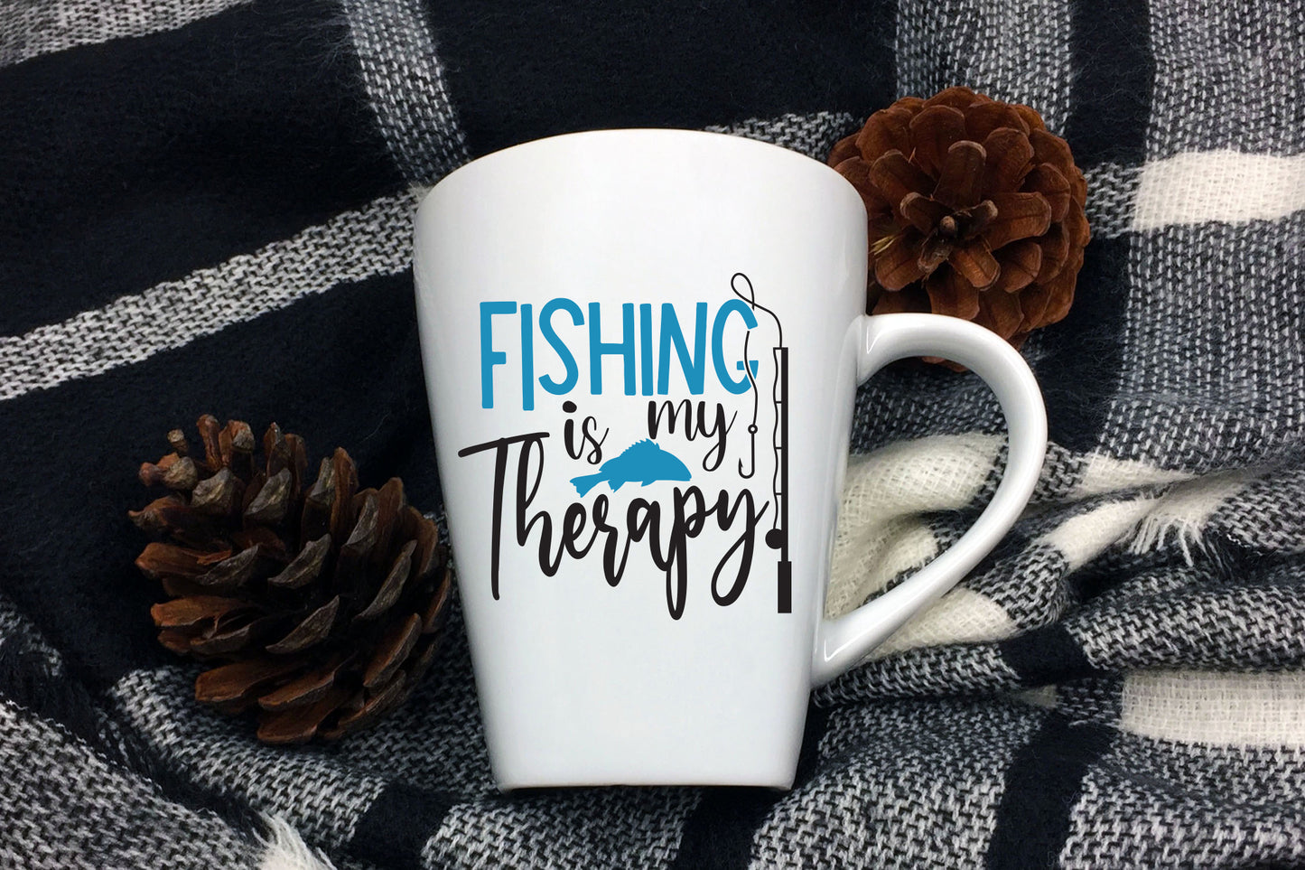 Fishing is My Therapy SVG Cut File