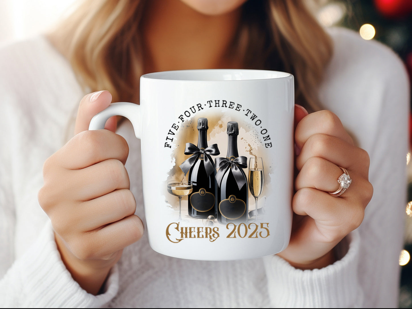 Five Four Three Two One Cheers 2025 - New Year Sublimation