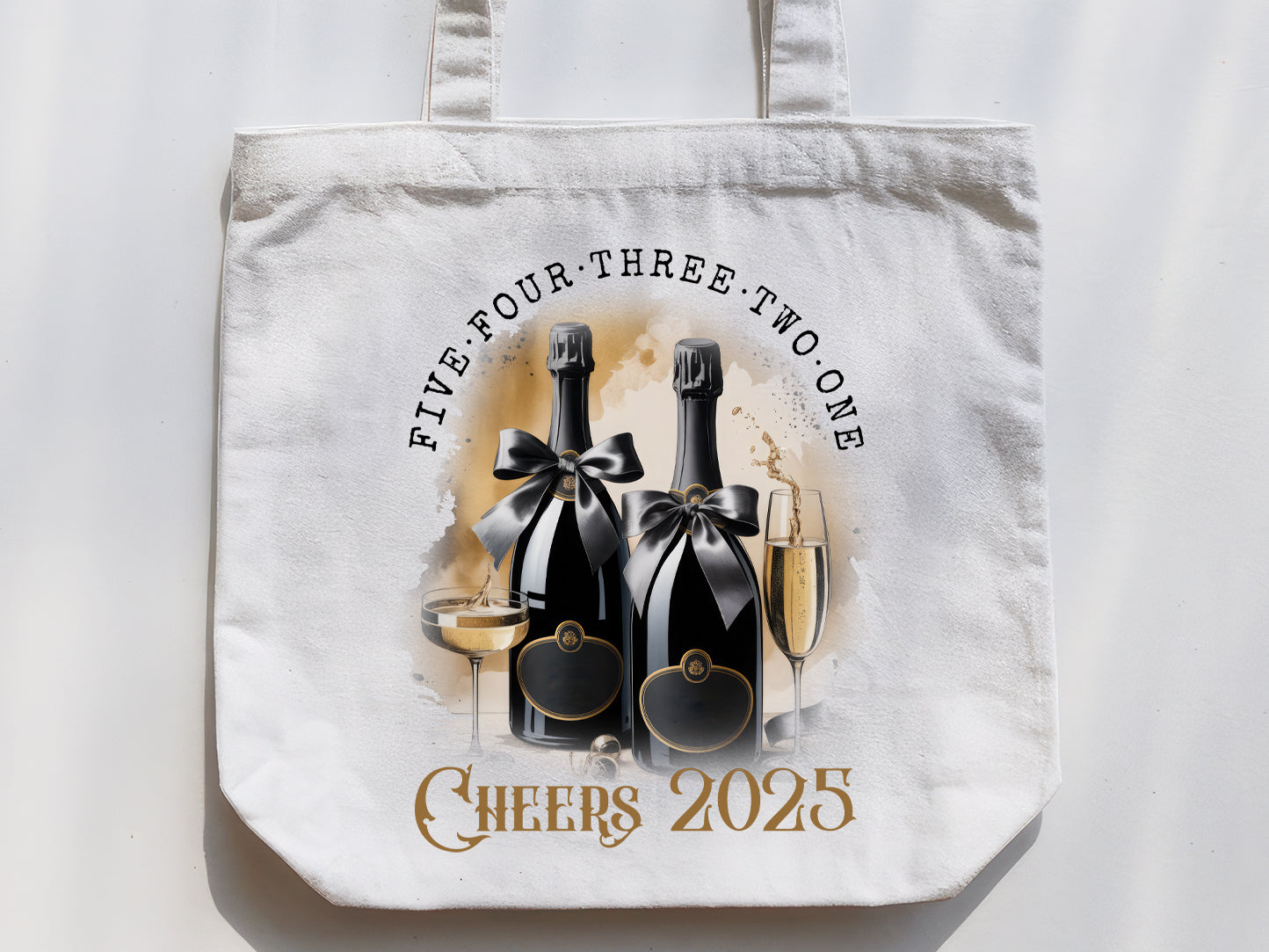 Five Four Three Two One Cheers 2025 - New Year Sublimation