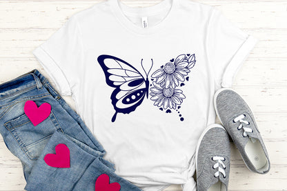 Floral Butterfly SVG Bundle