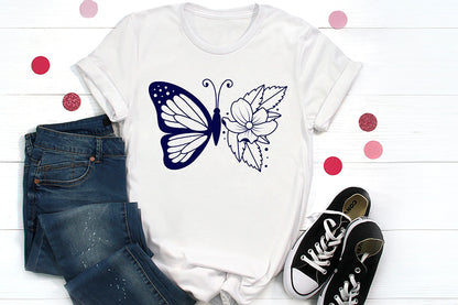 Floral Butterfly SVG Bundle