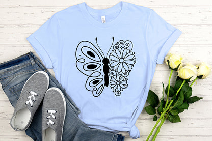 Floral Butterfly SVG Bundle