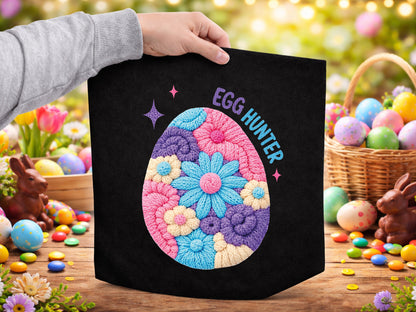 Floral Faux Egg Hunter Easter Sublimation Print