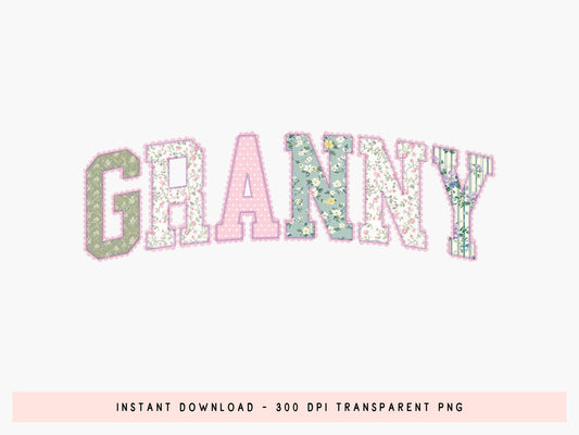 Floral Patchwork Dainty Lace Granny PNG Design