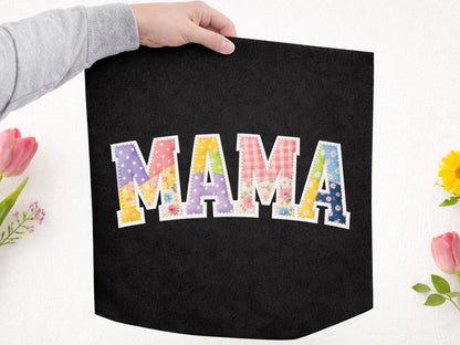Floral Patchwork Mama Sublimation Transfer