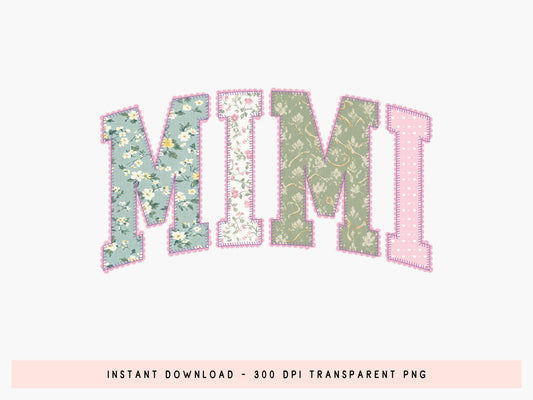 Floral Patchwork Mimi Sublimation Transfer