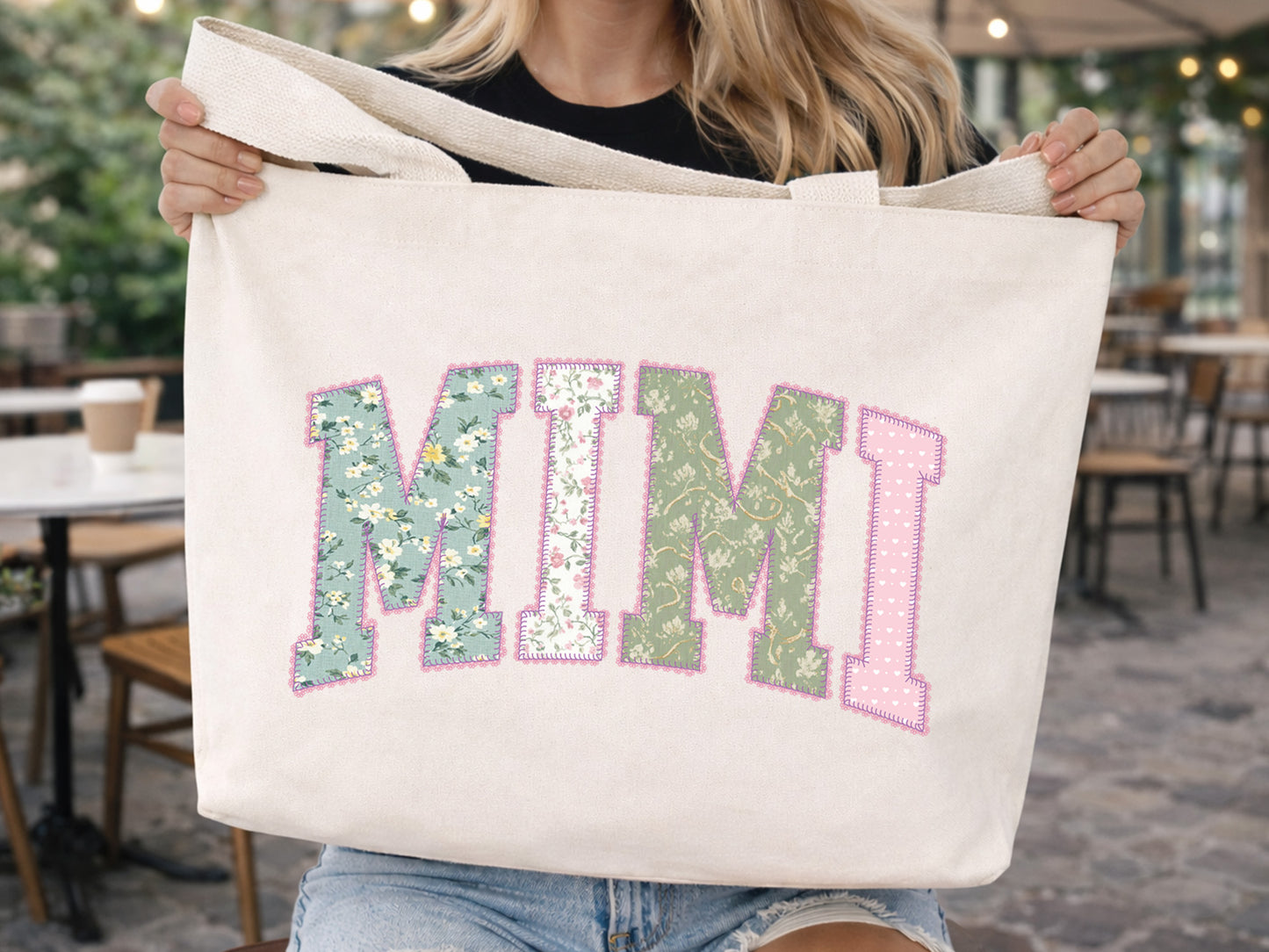 Floral Patchwork Mimi Sublimation Transfer