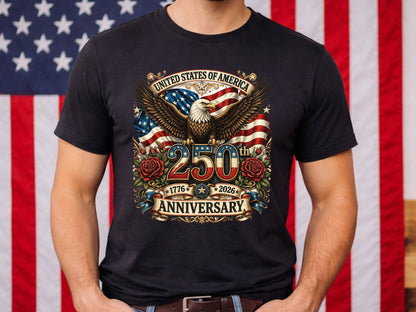 Floral USA 250th Anniversary PNG Sublimation