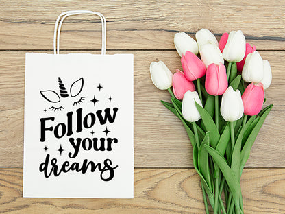 Follow You Drams - Unicorn Motivational SVG Quote