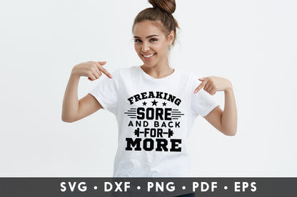 Freaking Sore and Back for More, SVG Workout
